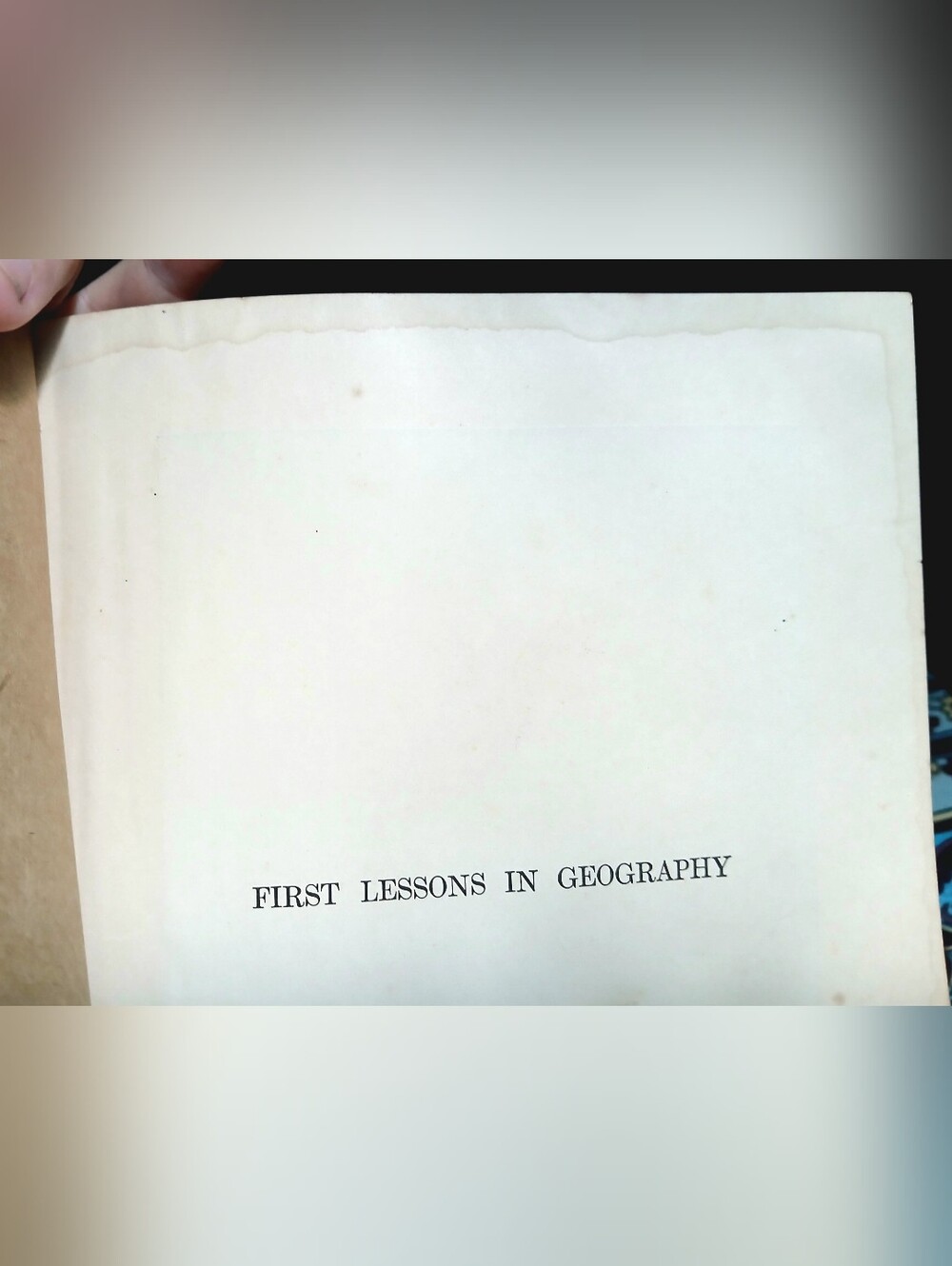 1924 First Lessons In Geography Book - Picture 6 of 6